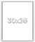 30x36 Slim Profile White Picture Frame - UV Acrylic, Foam Board Backing, Hanging Hardware